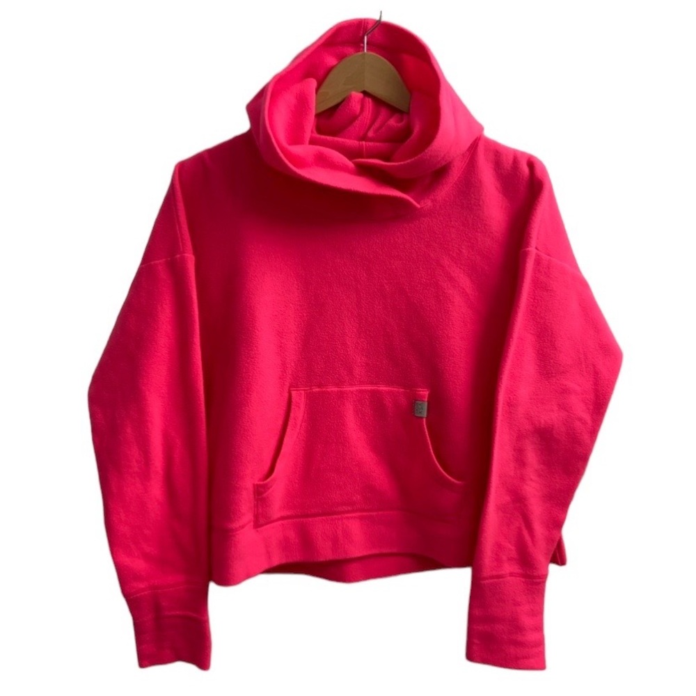 Victoria’s Secret Sport VSX Fleece Hoodie Pullover Sweatshirt Hot Pink Neon Warm